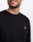 Carhartt WIP L/S Chase T-Shirt Black / Gold XL
