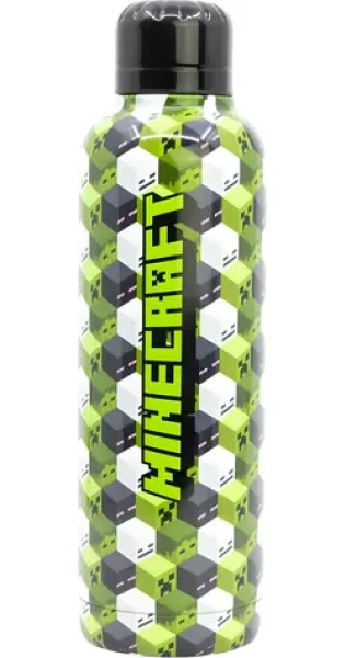STOR Fľaša na pitie Minecraft 515 ml / Fľaša na pitie / Nerezová oceľ (31309)