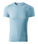 Maľované tričko unisex sky blue XL
