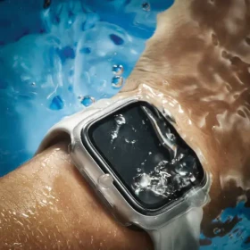 HAMA Apple Watch 10/11 46mm priehľadná / Ochranné púzdro / tvrdené sklo (00210943)
