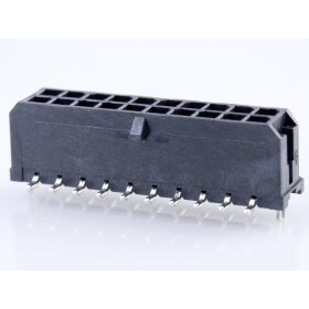 Molex vstavaná pinová lišta (štandardná) Počet pólov 20 Raster (rozteč): 3.00 mm 430452016 1 ks Tape on Full reel; 430452016