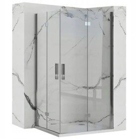 REA/S - Sprchová kabína Molier Chrome Double 80x80 KPL-K6368