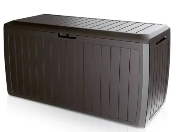 PROSPERPLAST Záhradný box BOXE BOARD hnedá / 290l / 116 x 60 x 47 cm (PMBBD290-440U)