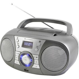 Soundmaster SCD1800TI CD-rádio DAB+, FM AUX, Bluetooth, CD, USB sivá; SCD1800TI