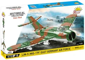 Cobi 5825 Východonemecké stíhacie lietadlo Lim-5 ( MiG-17F ) East Germany Air Force