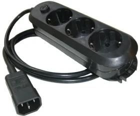ONLINE USV-Systeme adaptér s IEC konektormi / Adaptér / 10 A (KG10A3SCH)