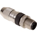 HARTING HARAX® M12-L neupravený zástrčkový konektor pre senzory - aktory, 21031111405, piny: 4, 1 ks; 21031111405