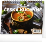 NOTIQUE Stolný kalendár Česká kuchyňa 2026, 16,5 x 13 cm (PGS-35340)