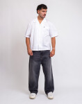 Carhartt WIP Brandon Pant Black marble used wash L