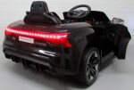 Mamido Elektrické autíčko Audi E-Tron GT s EVA kolesami a príjemným koženým sedlom - čierne