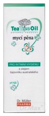 DR.MULLER Tea tree oil umývacia pena na intímnu hygienu 150 ml