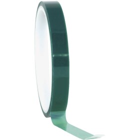 Polyesterová lepiaca páska TOOLCRAFT 291B25L66C, 66 mx 25 mm, zelená; 291B25L66C