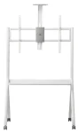 Maclean MC-114 W biela / Mobilný stojan na TV / 55-100" / nosnosť 120 kg / VESA 200x200-900x600 / s policou (MC-114 W)