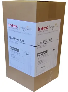 Intec ColorFlare biela / Laminovací film / 320 mm x 300 m / spotový lesklý / 3"