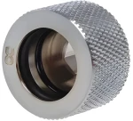 Alphacool HT G1/4 na 16mm AD strieborná / Skrutkovanie / HardTube / rovné (17195)