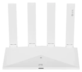 ZTE T3000 biela / Wi-Fi 6 router AX3000 / Dual-Band / 2,4 +5 GHz / 2x GbE / MU-MIMO (ZTE T3000 IDU)