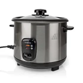 Nedis KARC115AL strieborná / Ryžovar / 500 W / 1.5 l / nepriľnavý povrch / automatické vypnutie (KARC115AL)