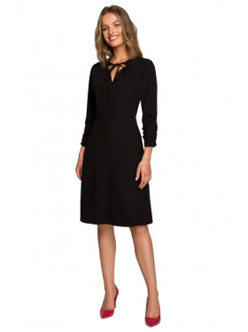 Dámske šaty S325 Black - Stylove XL černá