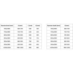 MEXEN/S - Exo sprchovací kút dvere krídlové 85 x 90, transparent, zlato 817-085-090-50-00