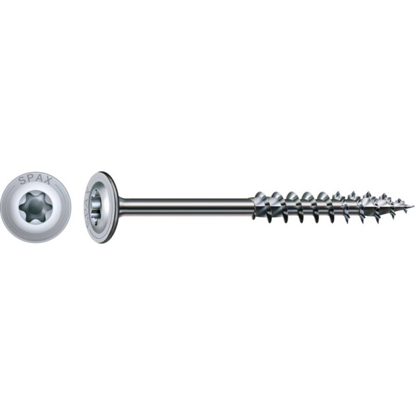 SPAX R 88193 m.Spitze/T-STAR 251010802805 skrutka do dreva 8 mm 280 mm Torx, vnútorná korunka šesťhranná ocel glavanizované zinkom 50 ks; 0251010802805