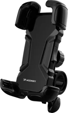 Wozinsky WBHBK6 čierna / Držiak telefónu na bicykel/motorčeku/kolobežku / na riadidlá (5907769306723)