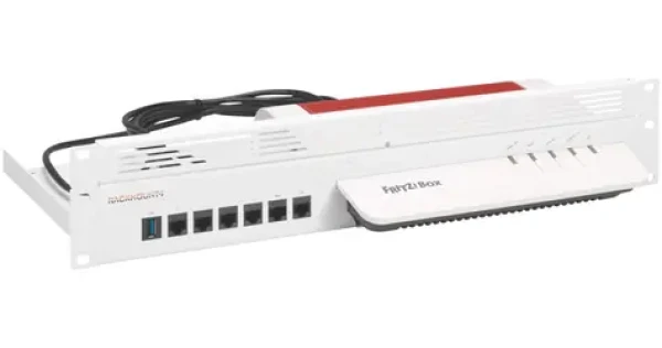 Rackmount.IT RM-FB-T7 biela / Úchyt na firewall / 1U / AVM FRITZ!Box 5590/6660/7590 AX (RM-FB-T7)