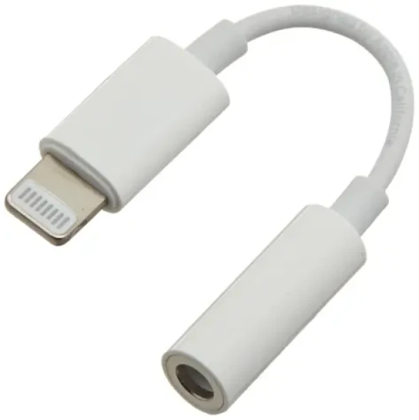 PremiumCord Lightning biela / Redukcia / Jack 3.5 mm female / 10 cm / MFi certifikácia (kipod51)