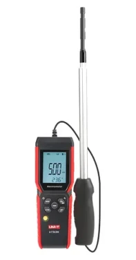 UNI-T UT362H / Anemometer / 0-30 m/s / teplota -20 až 70 ° C / teleskopická sonda 120 cm / LCD (UT362H)