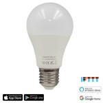 IQtech SmartLife WB011 biela / Wi-Fi LED žiarovka E27 / 110-240 V / 9 W (iQTWB011)