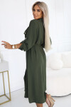 Dámske šaty 531-5 - Numoco basic khaki Univerzální
