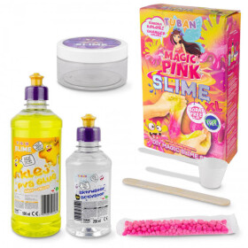 Mamido Tuban kreatívna sada Slime Magic ružová XL mení farbu