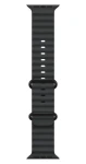 Apple Watch 49mm Oceánsky remienok Black Ocean čierna / Remienok pre Apple Watch / Fluoroelastomer / Titanová pracka (MYPD3ZM/A)