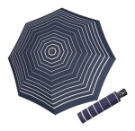 Dámsky dáždnik Doppler Fiber Magic Timeless Blue Stripes