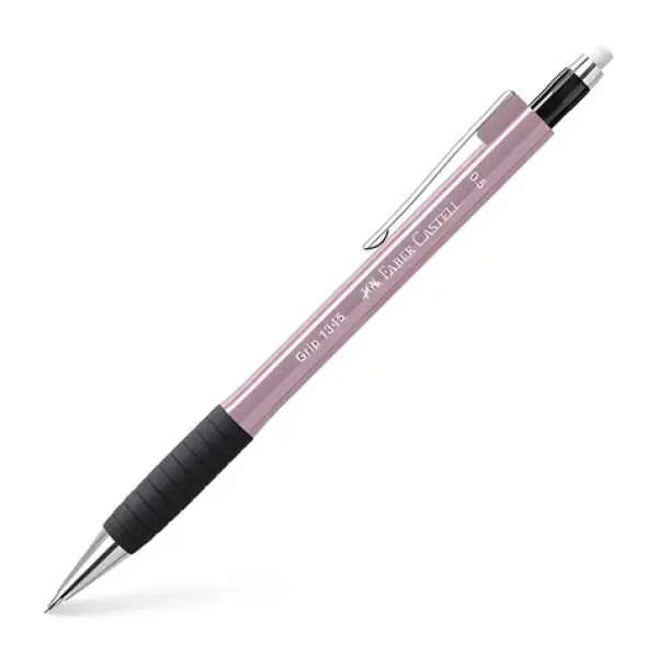 Faber-Castell Grip 1345 púdrovo ružová / Mechanická ceruzka / 0,5 mm / pogumovaná rukoväť (134527)