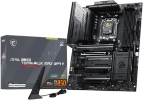 MSI MAG B850 TOMAHAWK MAX WIFI II čierna / Základná doska / AMD B850 / DDR5 / 5GLAN / Wi-Fi 7 / sc.AM5 / ATX (7E62-015R)