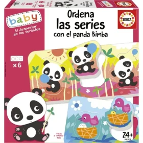 Educa Baby vkladačka Panda Bimba a kamaráti