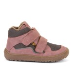 Dievčenská zimná barefoot obuv TEX WOOL Gray Pink, Froddo, G3110254-6W, ružová - 26