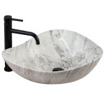 REA - Umývadlo na dosku Dora Stone REA-U5066