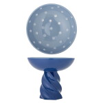 Bloomingville Kameninová miska na podstavci Riley