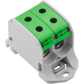 Weidmüller 2502600000 priechodná svorka 35.60 mm skrutkovací sivá, zelená 1 ks; 2502600000