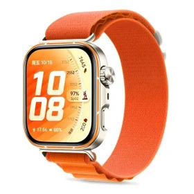 Tech-Protect Nylon Pro Strap oranžová / Remienok / pre Huawei Watch Fit 3/4/4 Pro/5/5 Pro