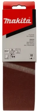 Makita P-37194 Brúsny pás 76 x 533mm K80 / 5ks (P-37194)