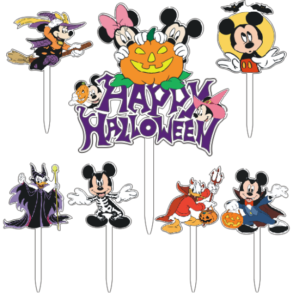 Vpredu do torty Mickey Halloween - Cakesicq - Cakesicq