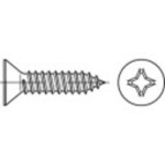 TOOLCRAFT 1068241 zapustené skrutky so zápustnou hlavou 3.9 mm 9.5 mm krížová dražka Philips DIN 7982 nerezová ocel A2 1000 ks; 1068241