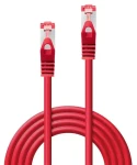 Lindy Cat6 červená 5 m / Patch kábel / S/FTP / RJ-45 / 250 MHz (47366)