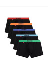 Boxerky Atlantic 5SMH-004/25 A'5 S-2XL zeleno-zeleno-modrá XXL