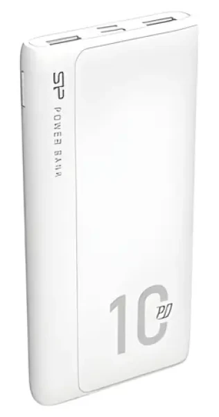 Silicon Power QP15 10000 mAh biela / Power Bank / Li- POL / Fast Charge (SP10KMAPBKQP150W)