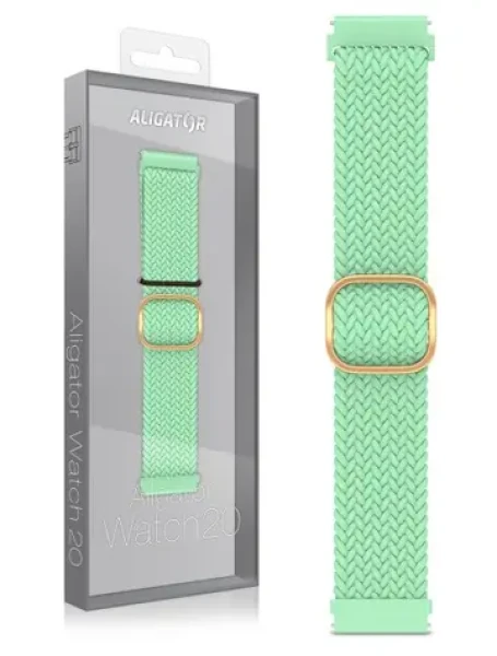 Aligator Remienok textilný 20mm / tyrkysový (20AW0018)