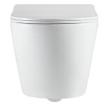 INVENA - Závesná WC misa LIMNOS, vrátane soft/close sedátka CE-93-001-L