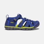 Detské sandále SEACAMP II CNX, BLUE DEPTHS/CHARTREUSE, keen, 1022993/1022978/1022939, modré - 22